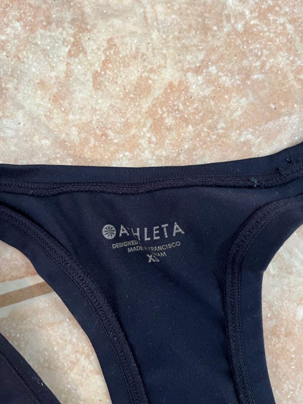 Athleta Black Racerback Performance Tank - Picture 2 of 2